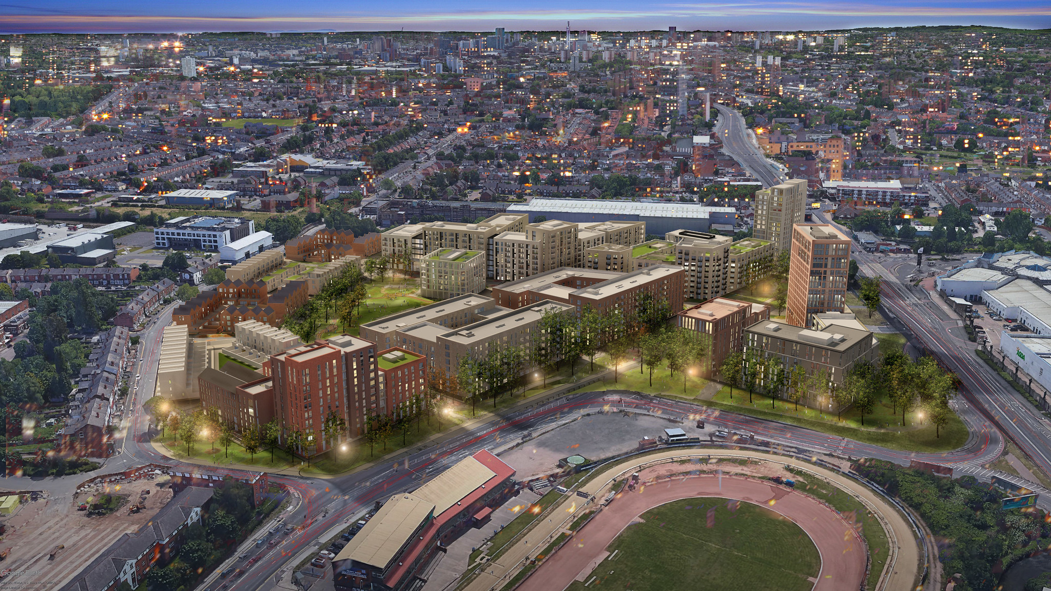 The regeneration of Perry Barr will be a key legacy from Birmingham 2022 ©Birmingham City Council