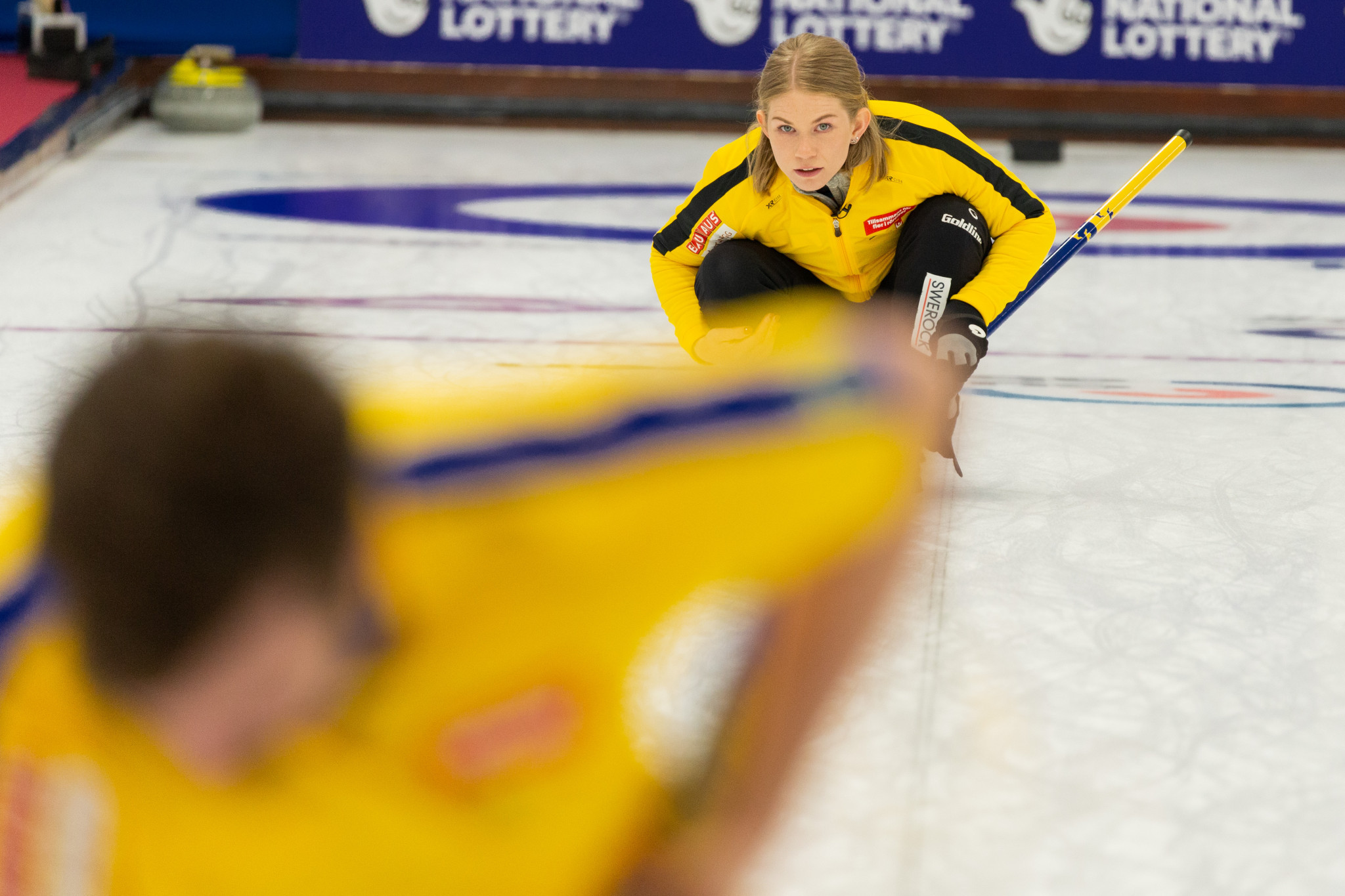 Almida de Val and Sweden opened with a win at the World Mixed Doubles Curling Championship ©WCF/Céline Stucki