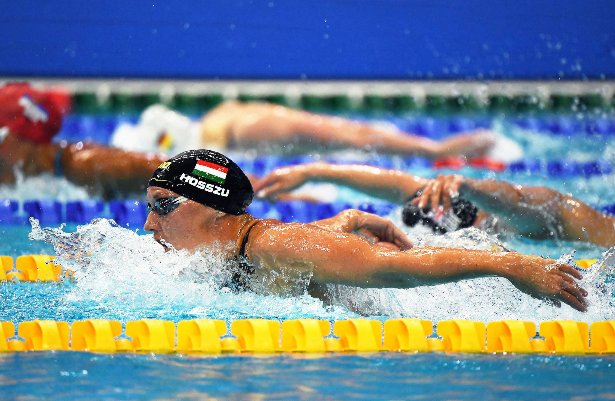 Olympic 400m medley champion Katinka Hosszú was more than two seconds clear of the field in the final ©Getty Images