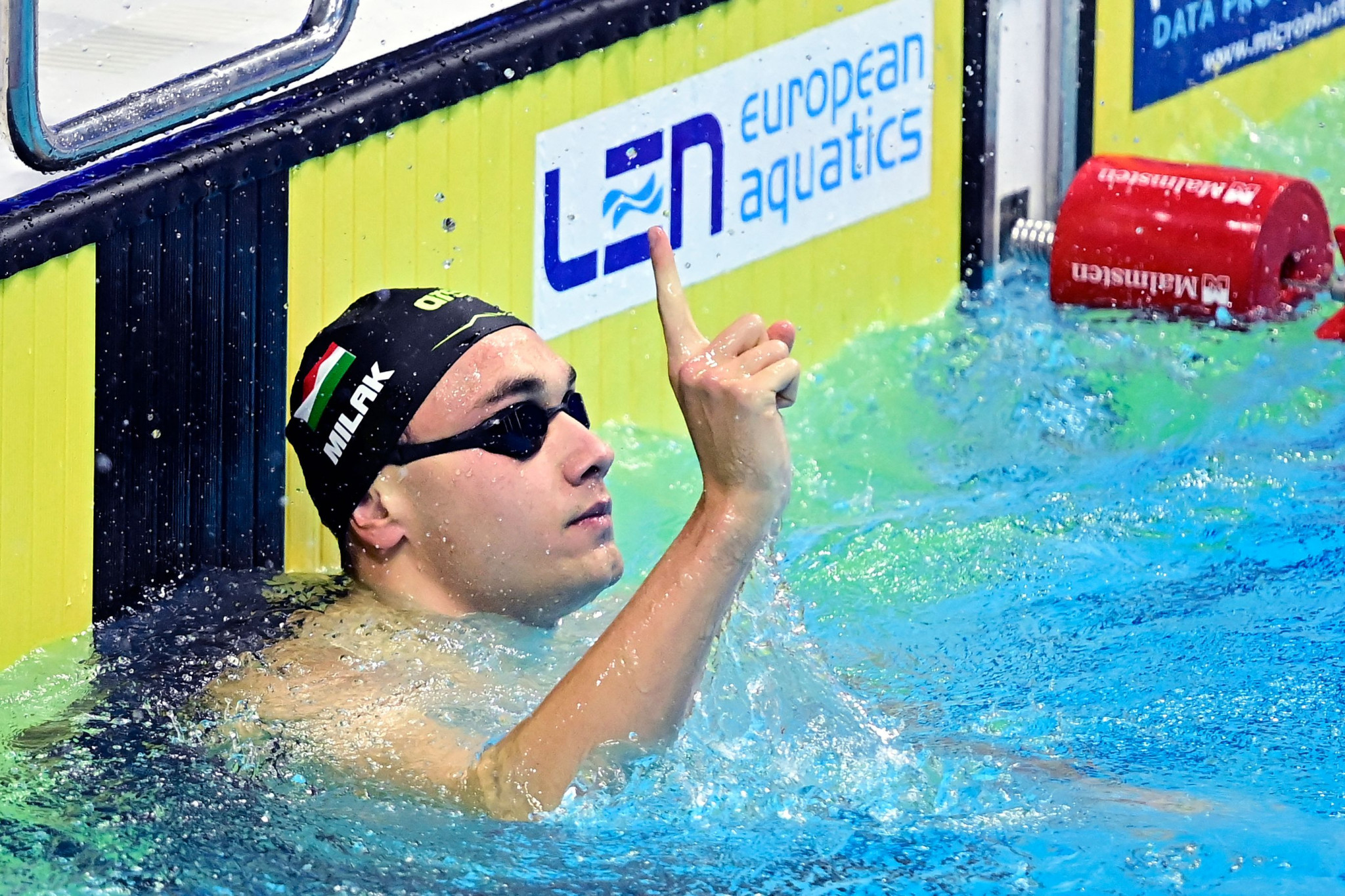 Kristof Milak claimed the men's 200m butterfly European title today in Budapest ©Getty Images