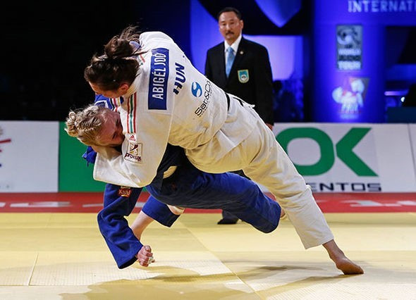 Hungary's Abigel Joo came out on top in the women's under 78kg category