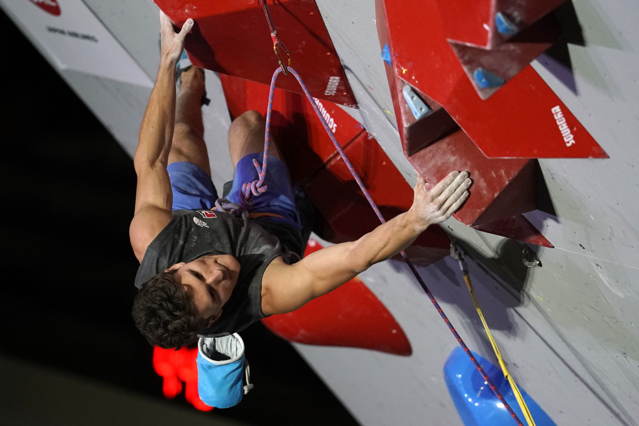 Nathaniel Coleman will hope to deliver success for hosts United States at the IFSC World Cup event in Salt Lake City ©Getty Images