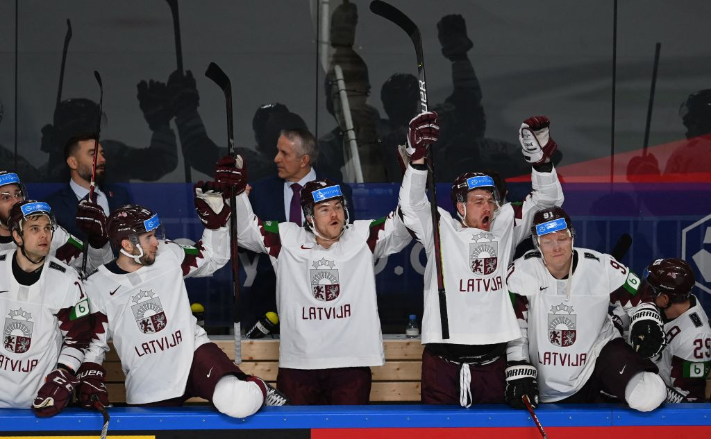Hosts Latvia earn historic opening win over top seeds Canada at IIHF World Championship