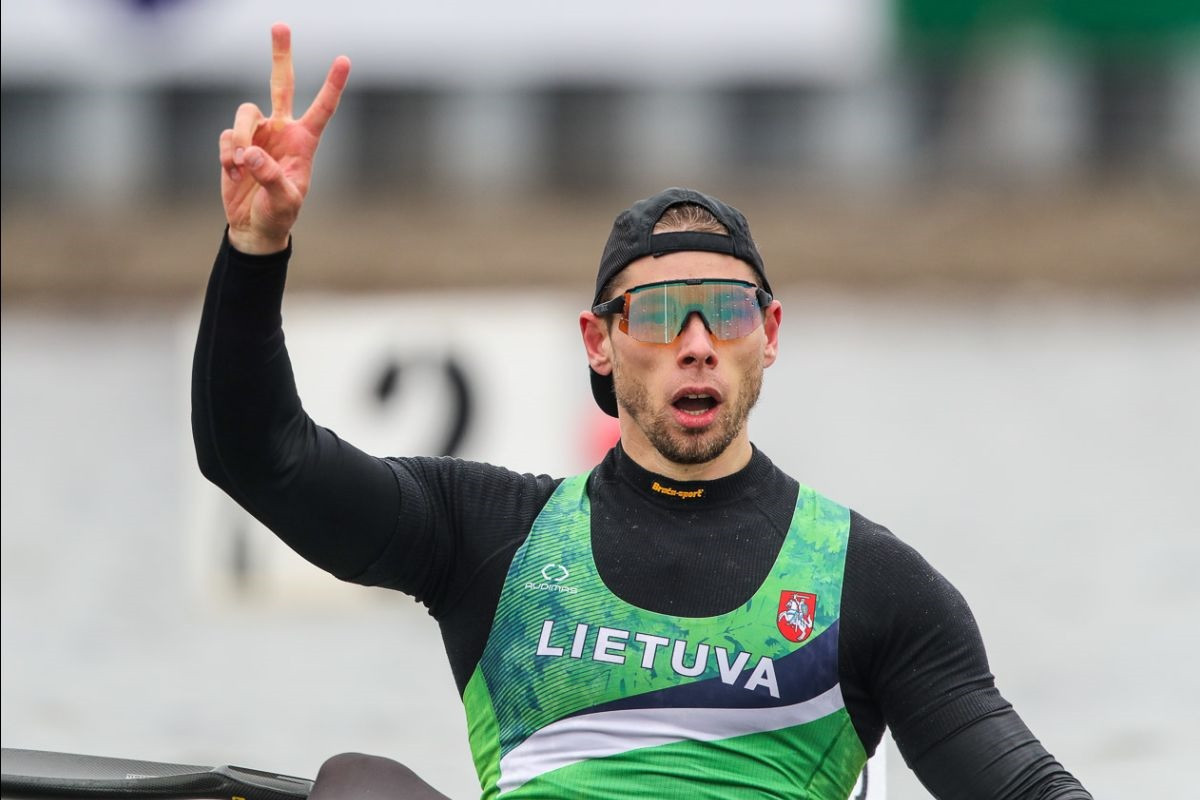 Mindaugas Maldonis came out on top in the men’s K1 200m race - 24 hours after securing an Olympic quota ©ICF