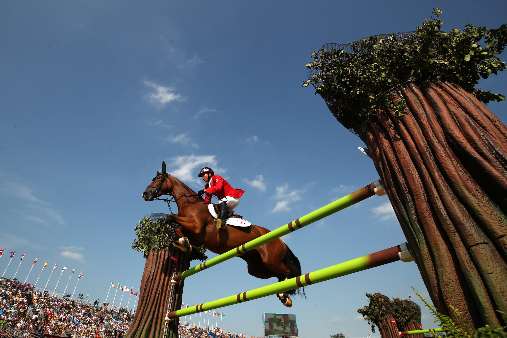 Eric Lamaze won a bronze medal in the individual showjumping event at Rio 2016 ©Getty Images