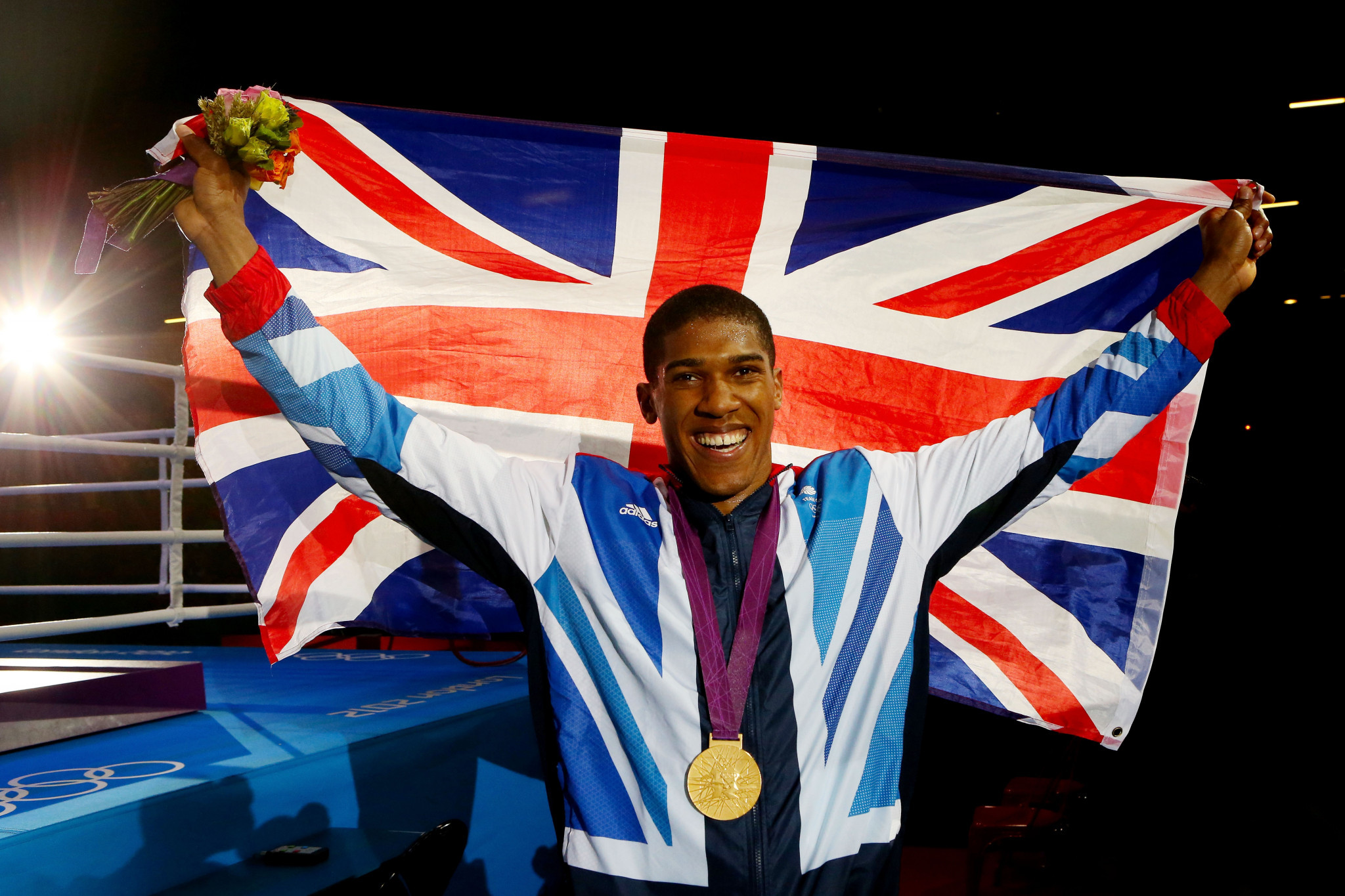 Anthony Joshua won an Olympic gold medal at London 2012 ©Getty Images
