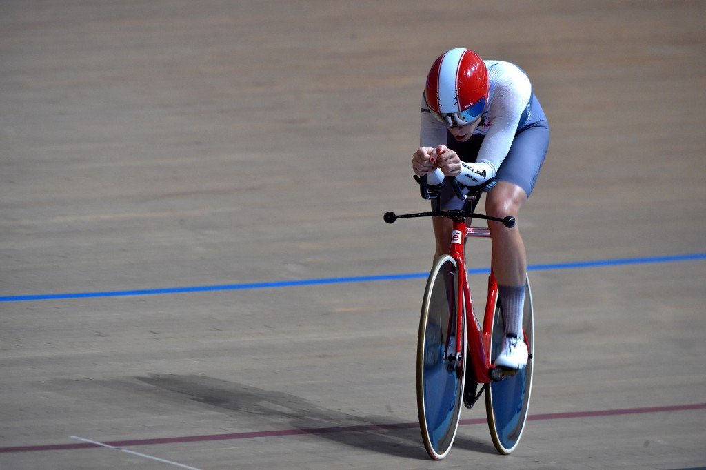 Bridie O’Donnell was the third woman to attempt the hour record since the UCI changed rules on aerodynamic bikes in 2014