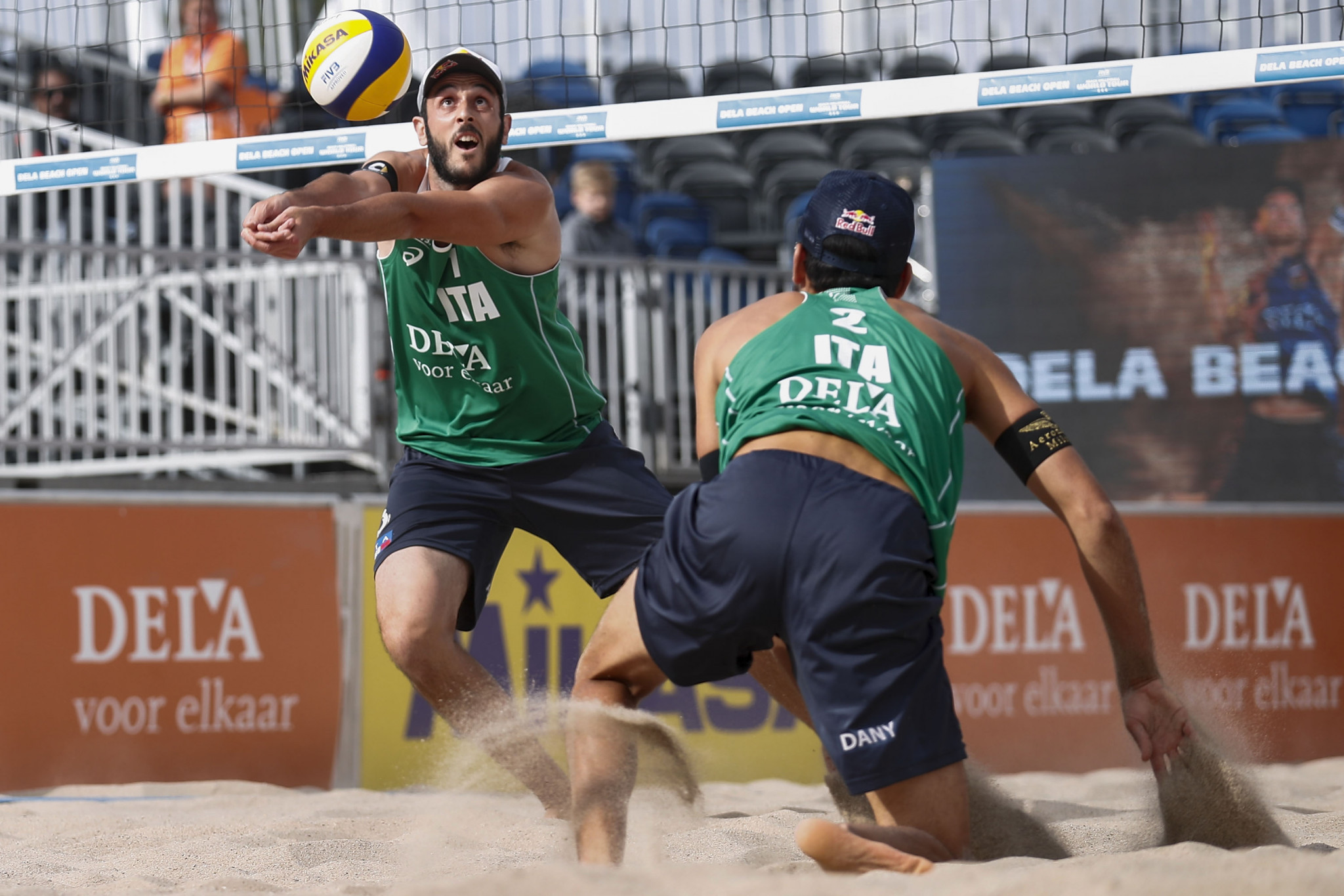 Paolo Nicolai and Daniele Lupo are setting their sights on a strong run at the Beach Volleyball World Tour four-star event in Sochi after beating Pablo Herrera and Adrian Gavira ©Getty Images