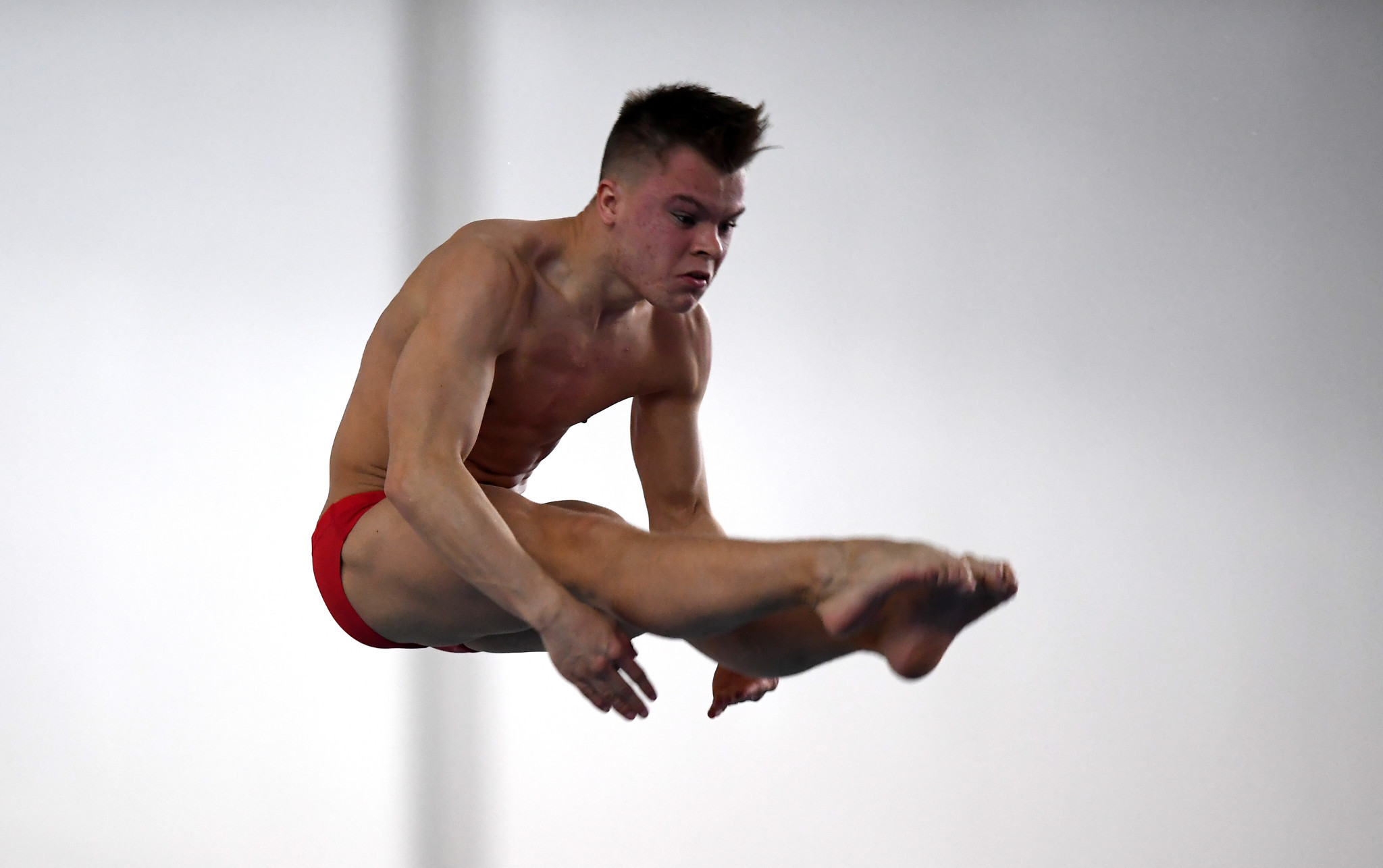 Cameron Gammage was among two British divers to grab medals today as he earned silver in the men's 3m springboard ©Getty Images