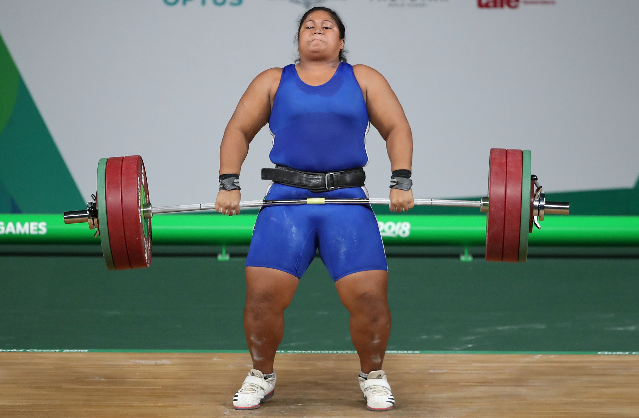 Samoa's Feagaiga Stowers was second at the 2017 Pacific Games, behind Laurel Hubbard ©Getty Images