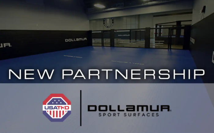 USA Taekwondo has signed a five-year partnership Dollamur Sport Surfaces ©USATKD