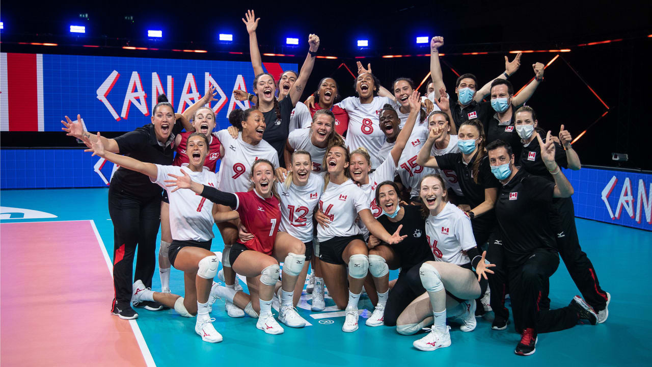 Debutants Canada have won a Volleyball Nations League game for the first time ©Volleyball World
