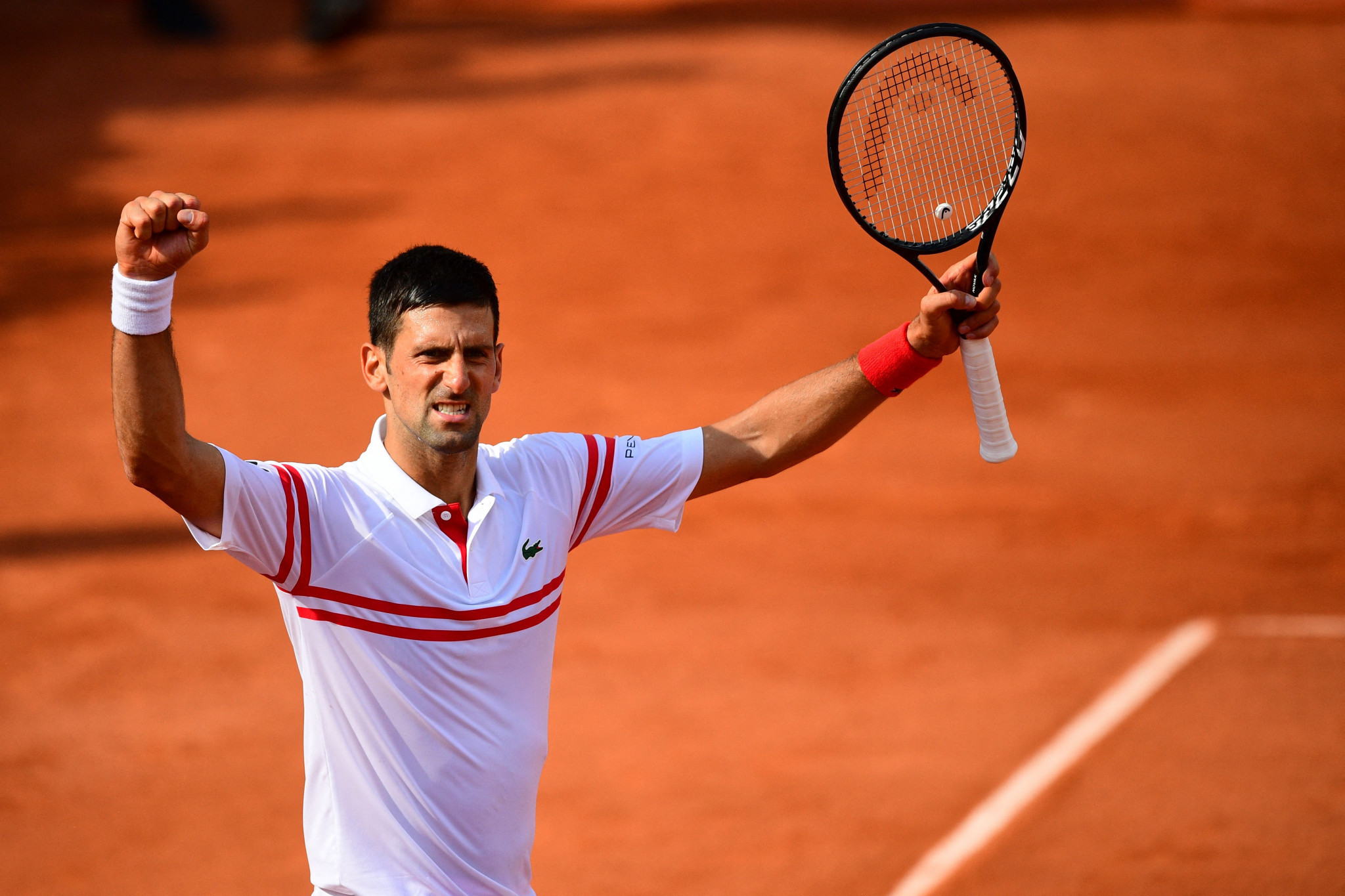 Novak Djokovic spoke of his determination to 