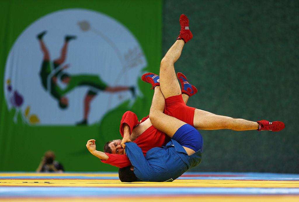 The Asian Sambo Championships began with a rush of home medals in Tashkent today ©Getty Images
