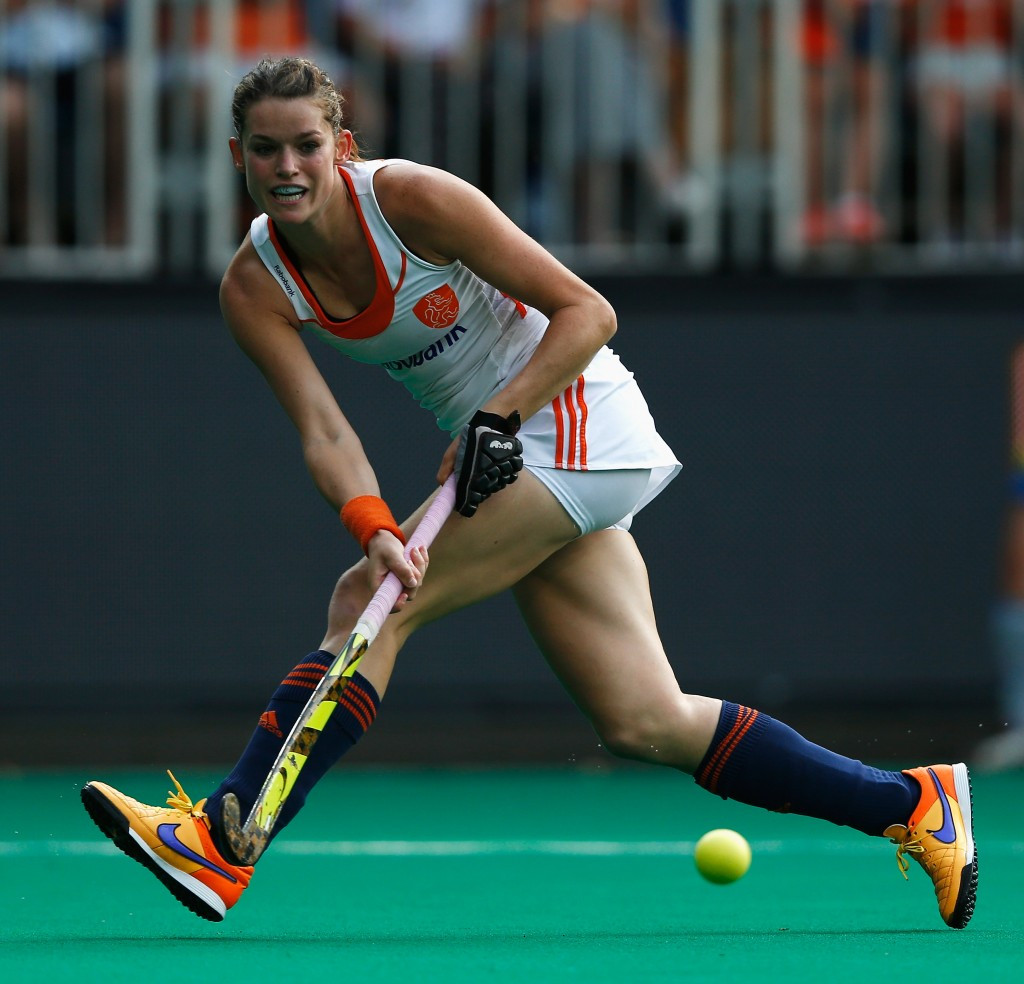 The Netherlands' Lidewij Welten claimed the women's player of the year award
