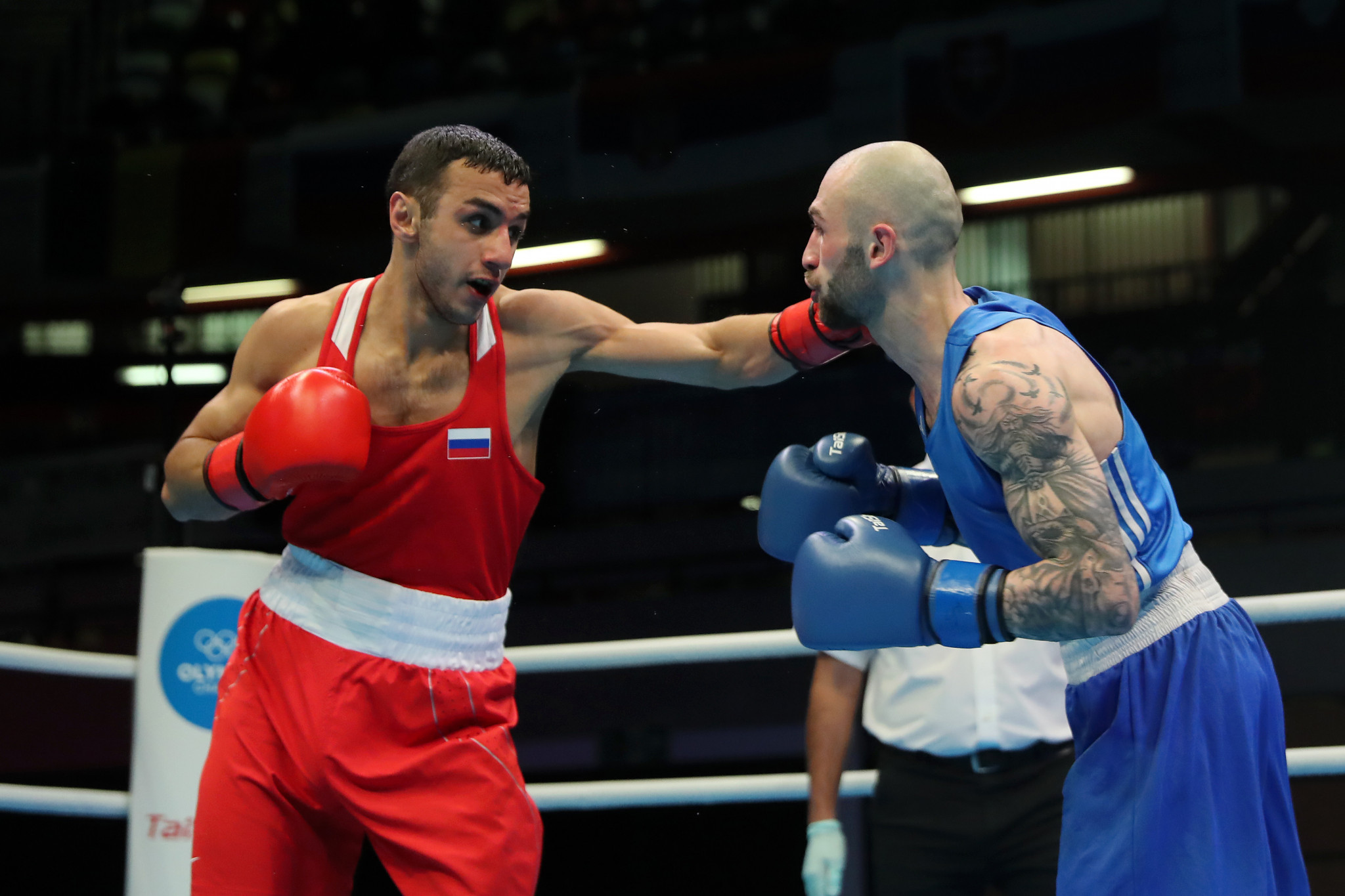 Gabil Mamedov sealed his place at Tokyo 2020 with victory over top seed Hovhannes Bachkov ©Getty Images