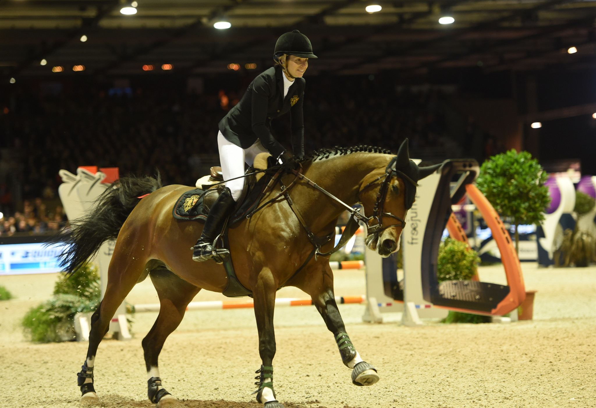 Edwina Tops-Alexander produced a fine ride but it was not enough to steer Valkenswaard United to glory ©Getty Images