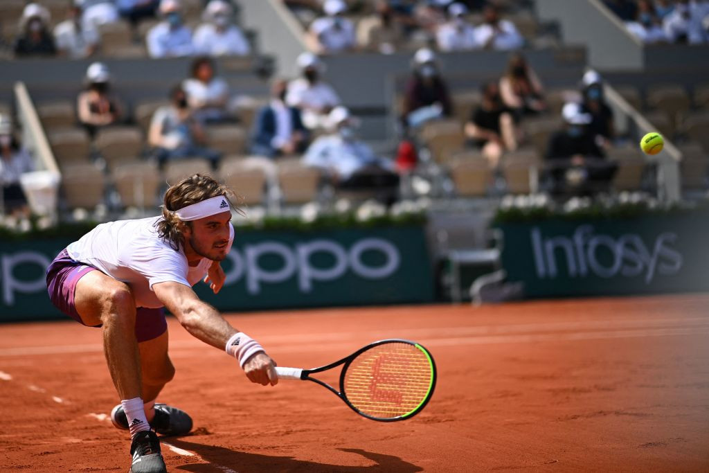Greece's Stefanos Tsitsipas is also through after recording an impressive victory over Spain's Pablo Carreño Busta ©Getty Images