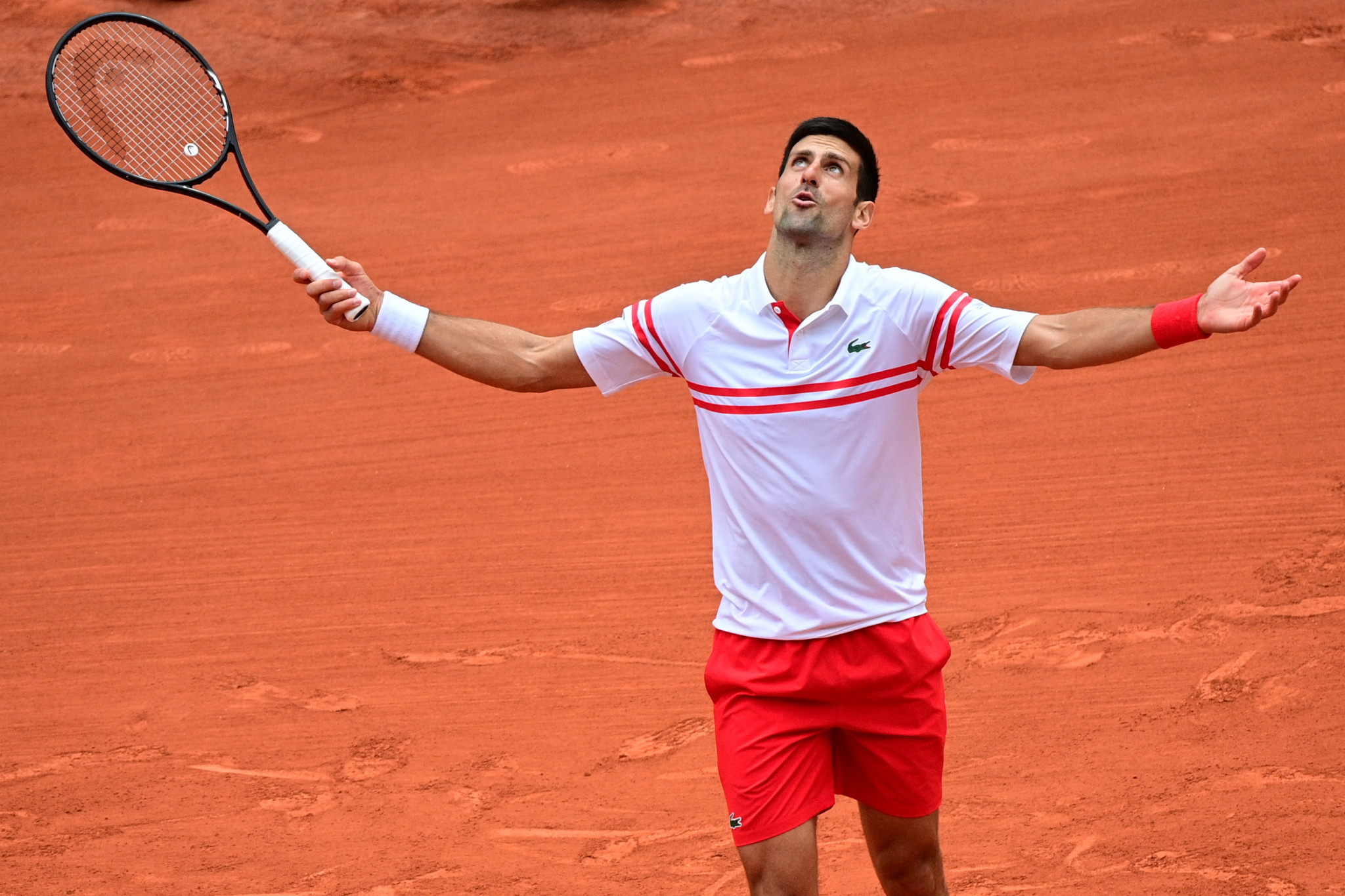 Novak Djokovic is through to the quarter-finals of the French Open ©Getty Images