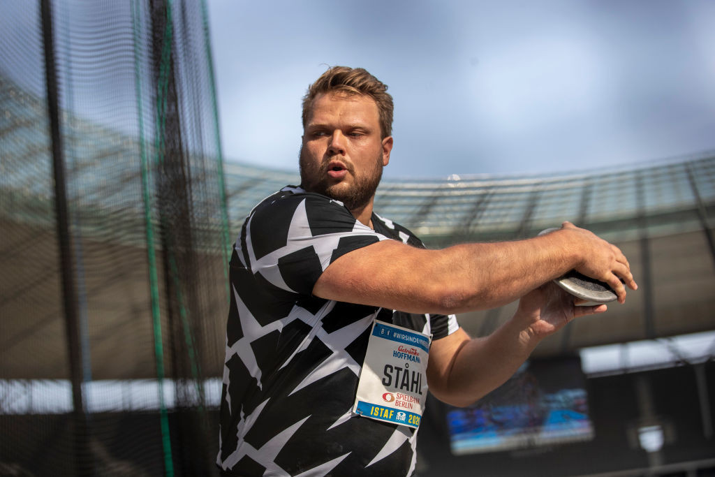 Sweden's world discus champion Daniel Stahl won in Turku tonight with 68.11 metres ©Getty Images