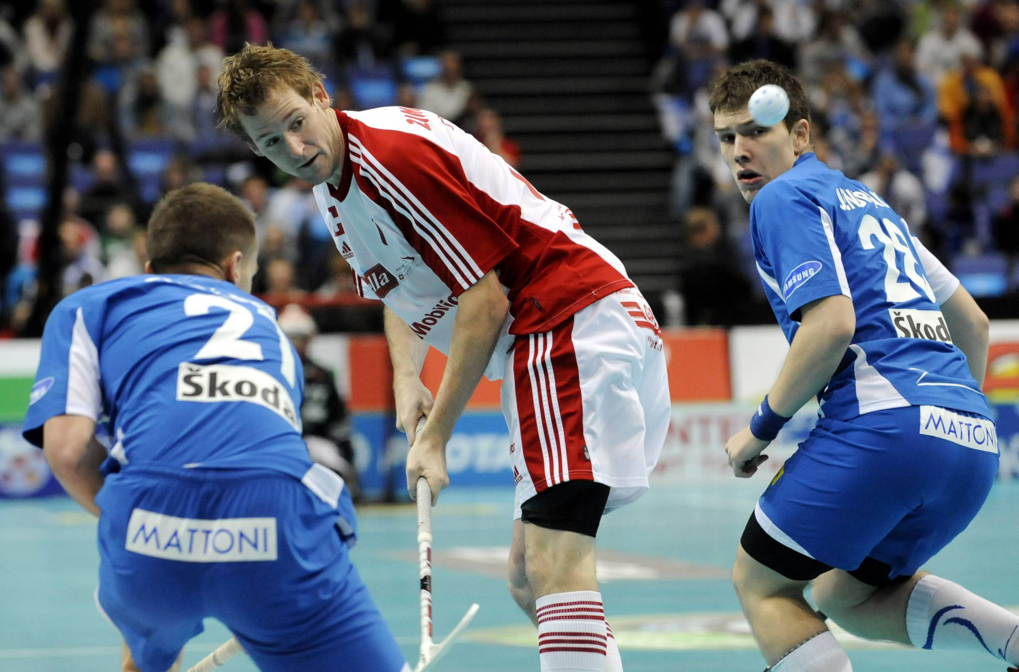 CONCORDIA's partnership with organisers of the 2022 Men's World Floorball Championships is set to enable schoolchildren to attend the event while also giving families an opportunity to try out the sport ©Getty Images