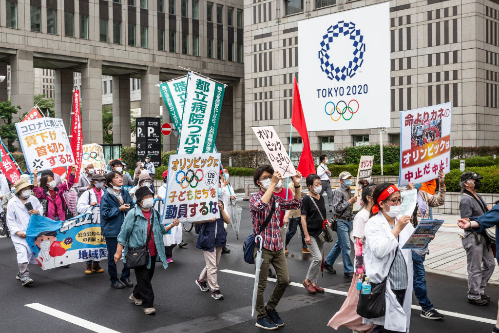 The Tokyo 2020 Olympics and Paralympics are being organised amid a backdrop of public opposition due to the COVID-19 crisis ©Getty Images