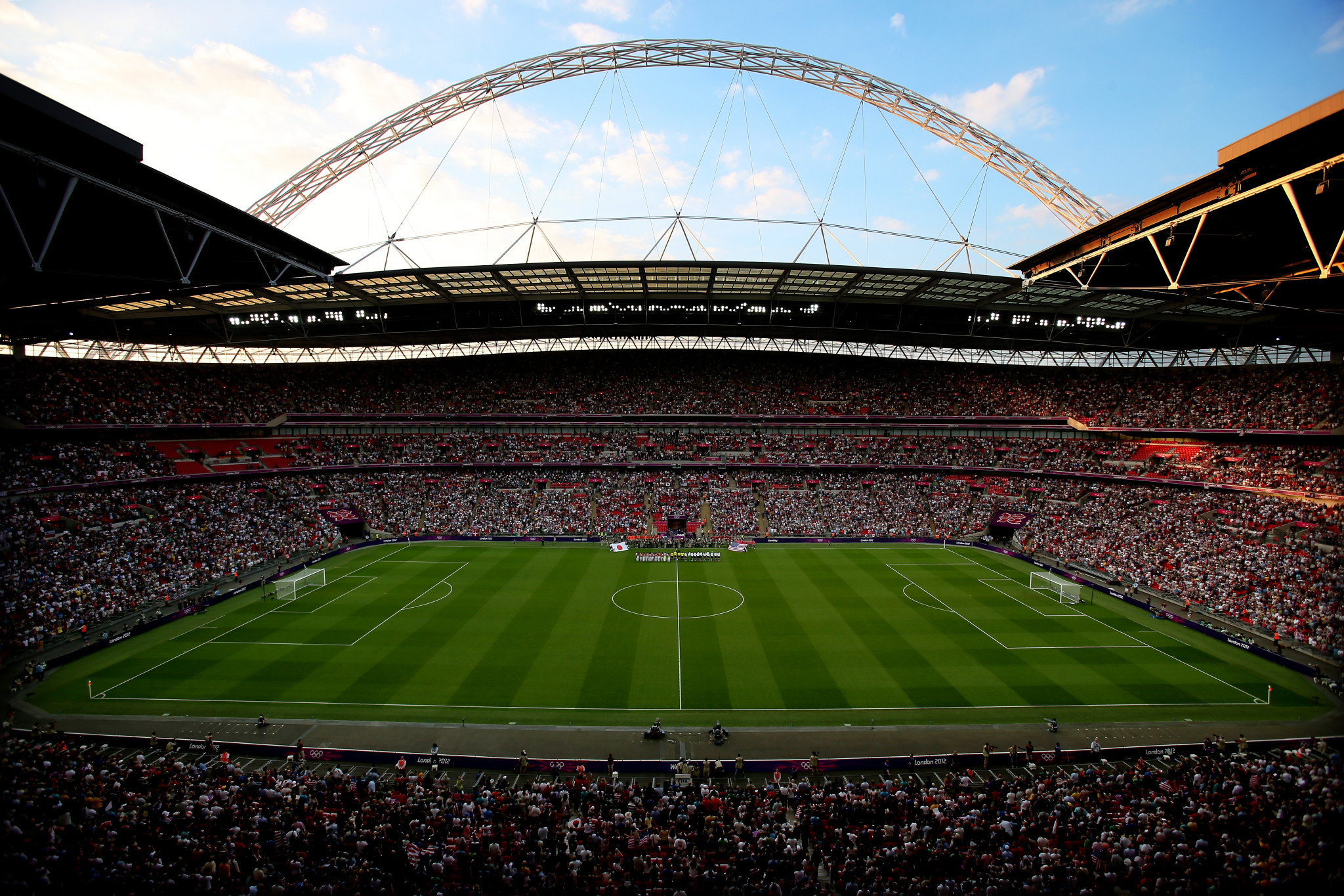 Wembley is set to have its capacity increased to over 60,000 for the final three matches of Euro 2020 ©Getty Images