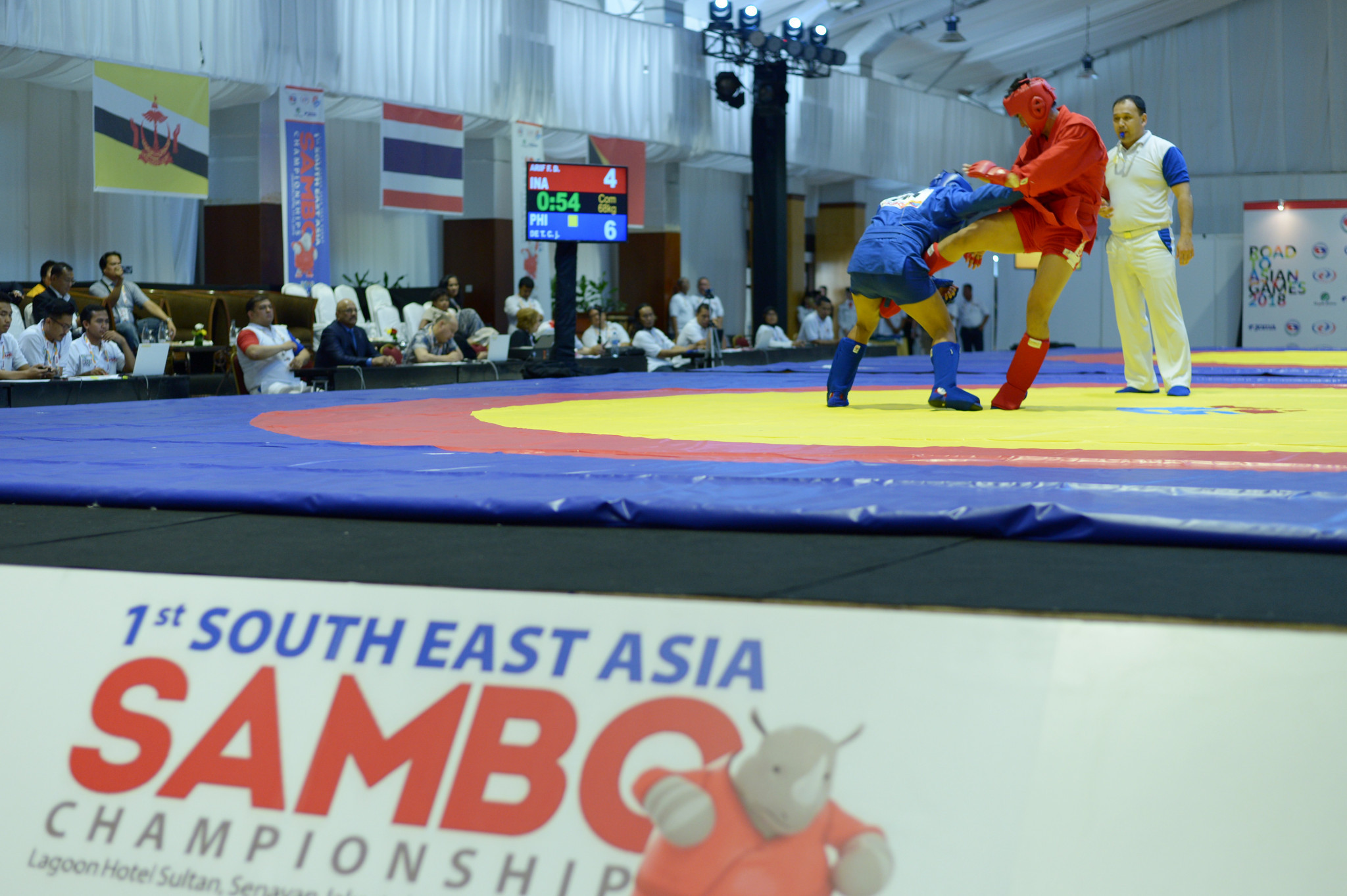 The International Sambo Federation is one of three governing bodies of a combat sport put forward for permanent recognition ©Getty Images