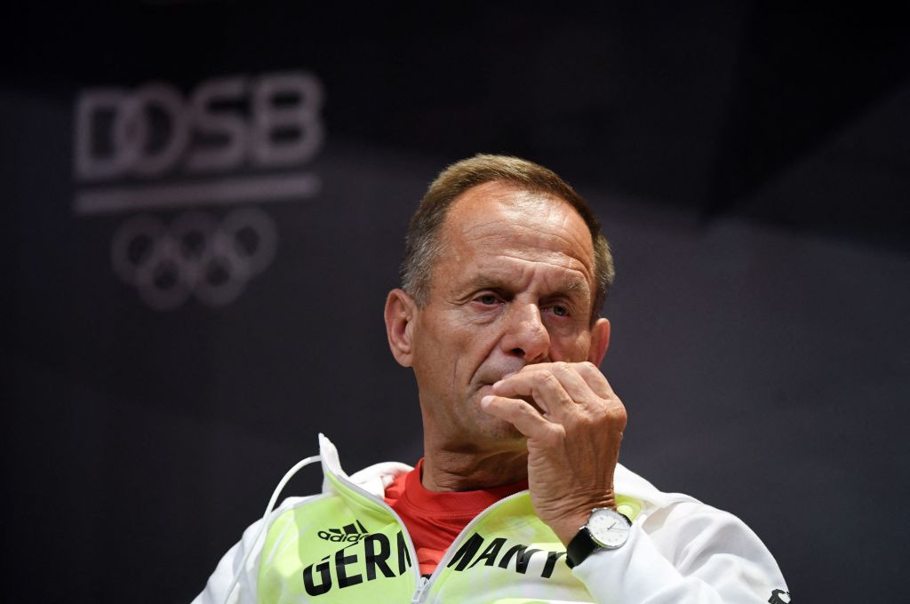 Under-fire DOSB President Alfons Hörmann is clinging on to his role ©Getty Images