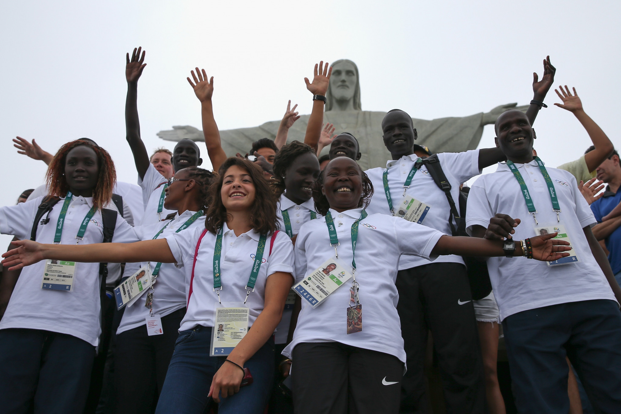The Refugee Olympic Team debuted at Rio 2016 ©Getty Images  