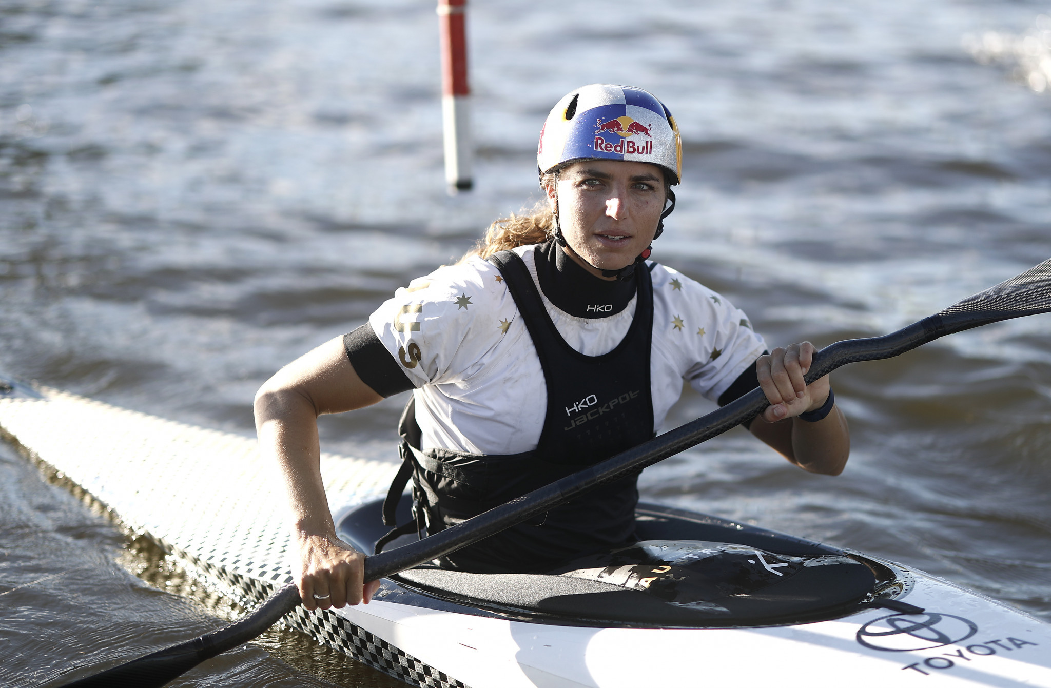 Jessica Fox won the women's canoe slalom gold ©Getty Images