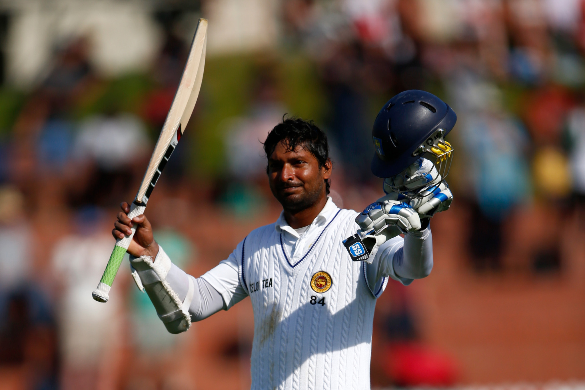 Sri Lanka legend Kumar Sangakkara is one of 10 new inductees to the ICC Hall of Fame ©Getty Images