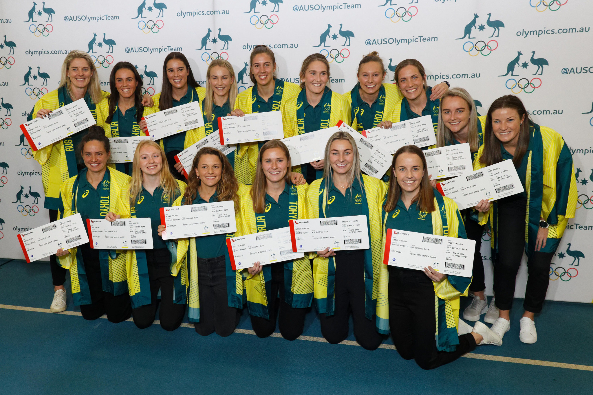 The Australian women's hockey team has been revealed ©Getty Images