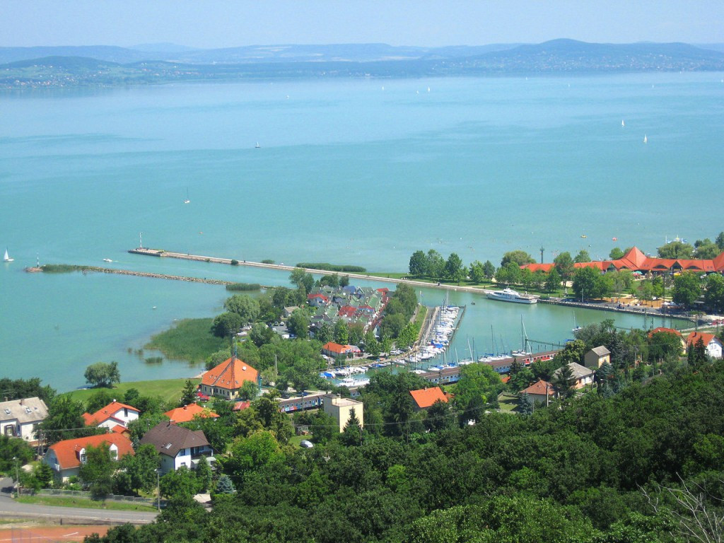 Sailing would be held on Lake Balaton to the south-west of Budapest ©Wikipedia
