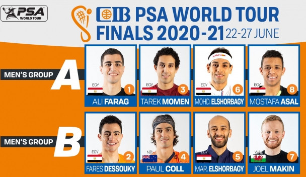 World’s top two, Farag and ElShorbagy, drawn together at PSA World Tour Finals