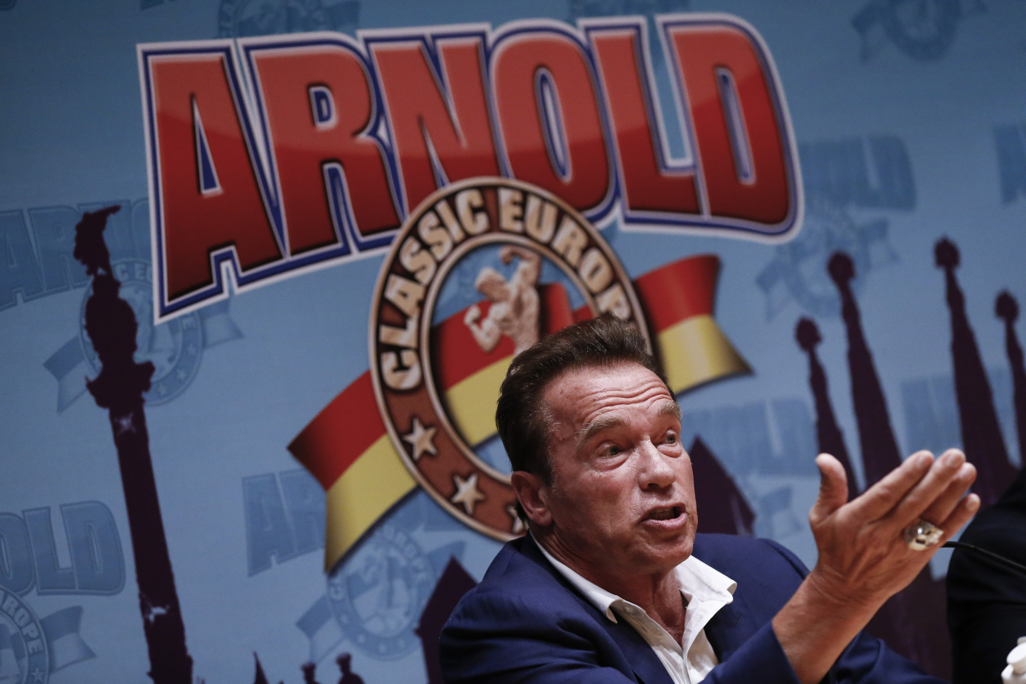 Arnold Schwarzenegger gives his name to the Arnold Sports Festivals which are held around the world ©Getty Images