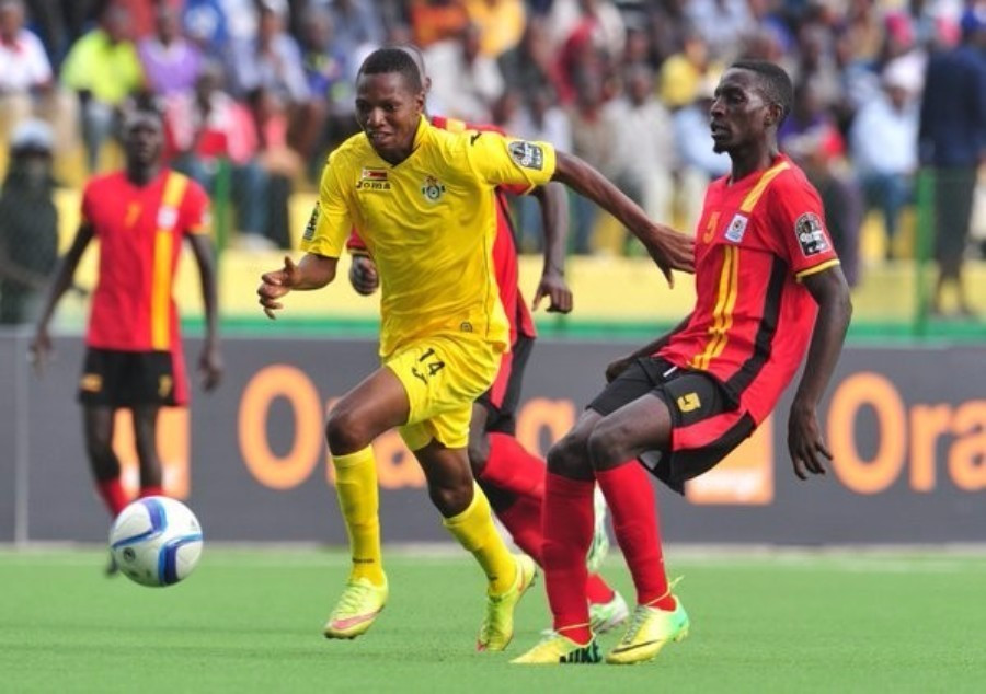 Both Uganda and Zimbabwe were eliminated after battling out a 1-1 draw ©CAF/Twitter