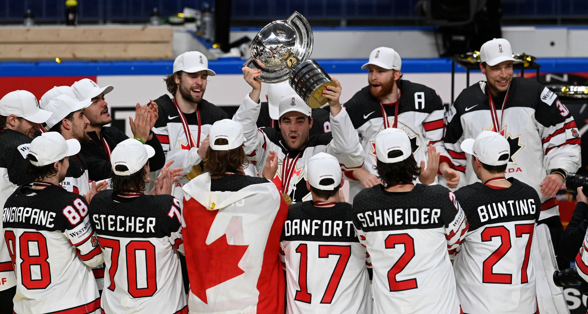 Canada defeated Finland to win the IIHF World Championship title earlier this month ©Getty Images