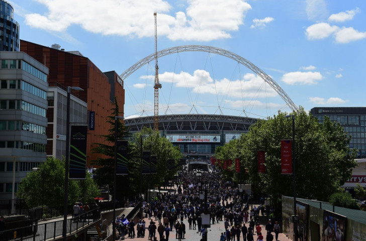 Two years from now, could it be Tottenham Hotspur and Chelsea fans taking it in turns to walk up to their shared Wembley Stadium home? Well maybe. But probably not.  ©Getty Images