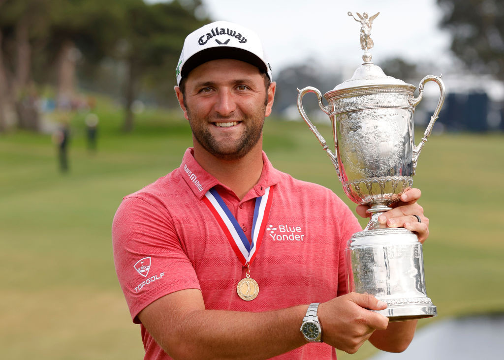 Jon Rahm birdied the final two holes to win his first major title at the US Open ©Getty Images