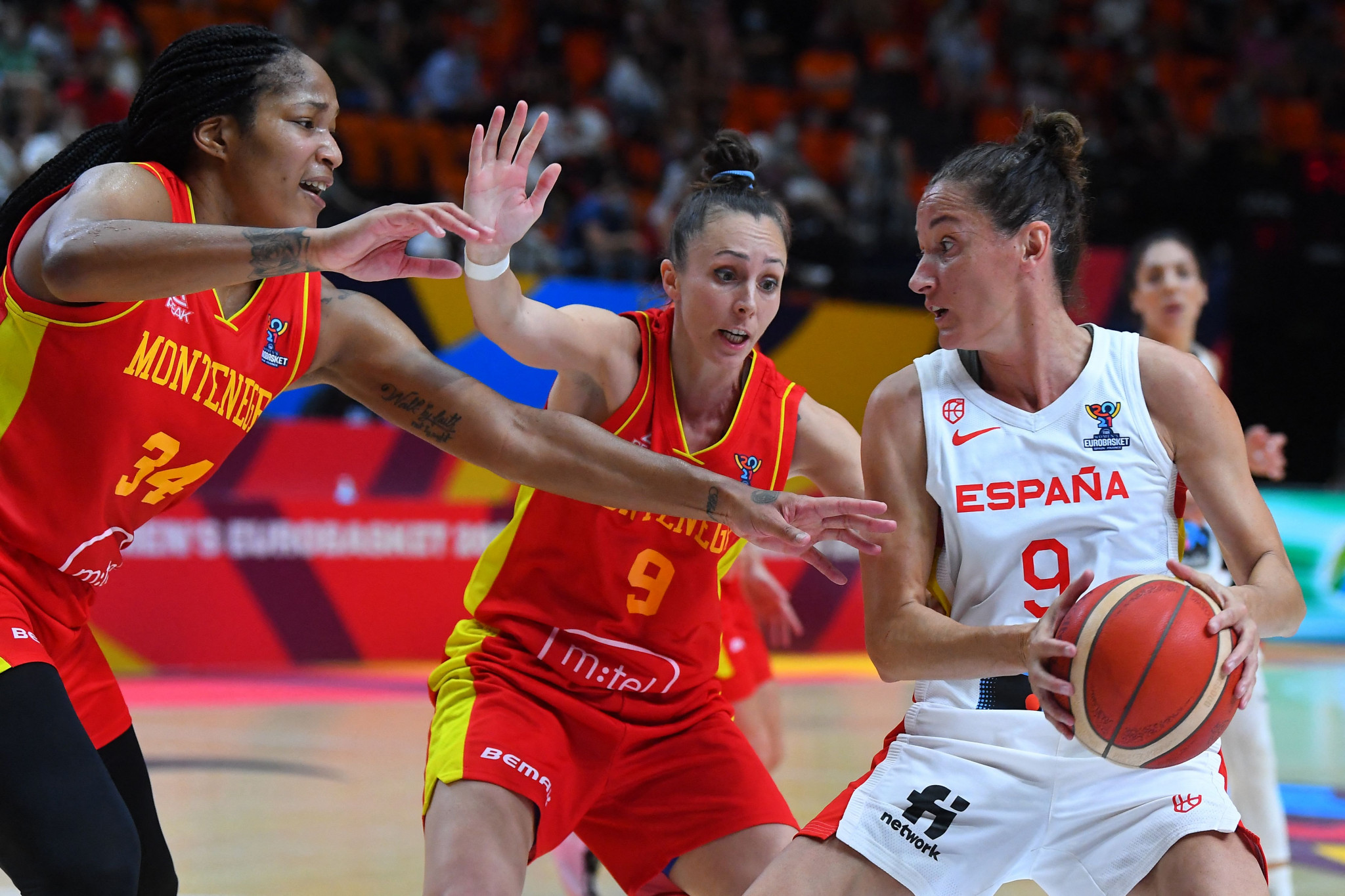 Co-hosts Spain reached the quarter-finals of the FIBA Women's EuroBasket tournament after beating Montenegro in the knockout round ©Getty Images