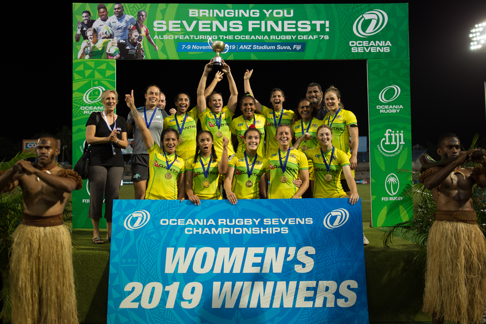 Australia have won five of the the 10 women's Oceania Rugby Sevens Championships, including the last one in Suva in 2019 ©Oceania Rugby