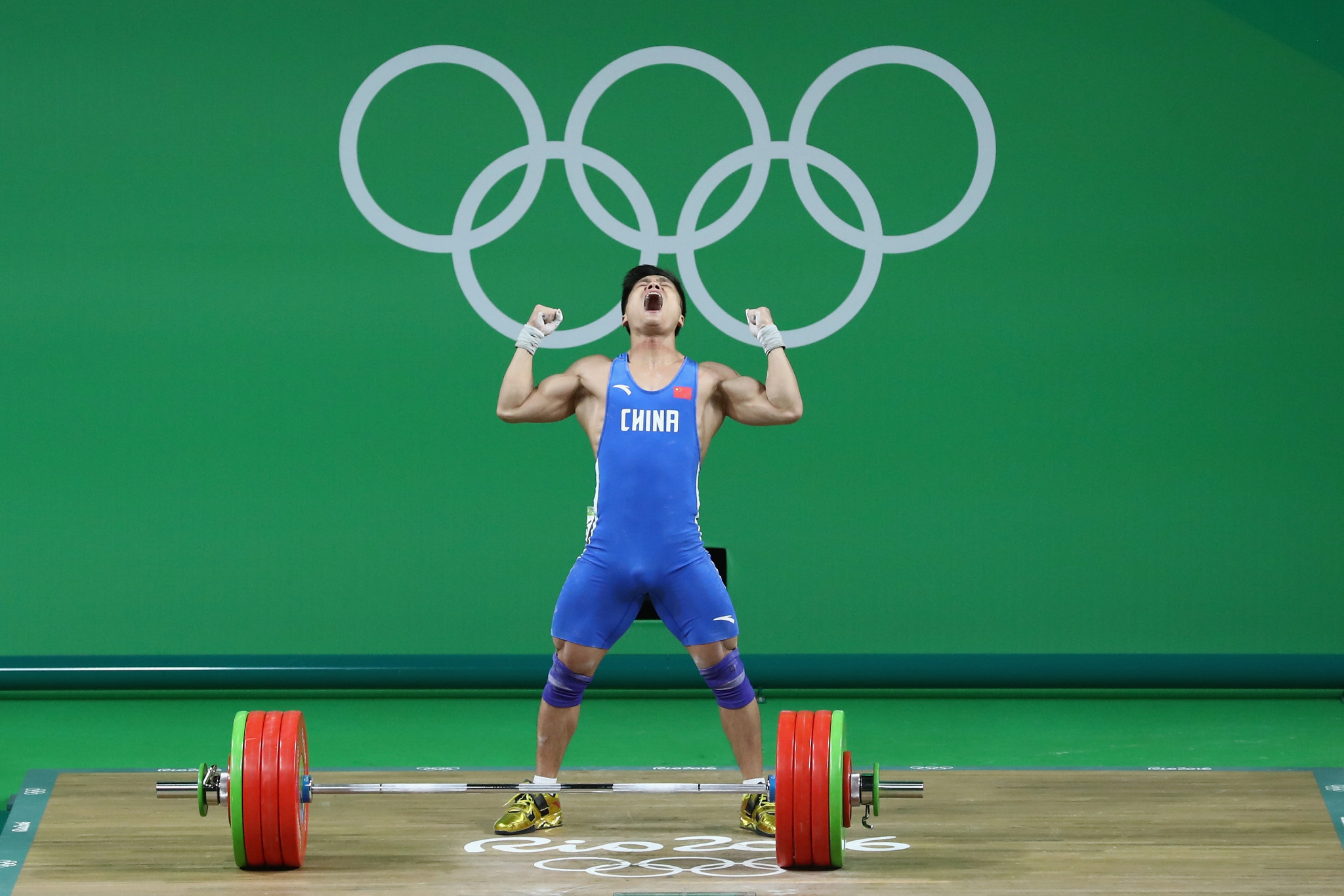 Lu Xiaojun of China is one of the world's most popular weightlifters ©Getty Images