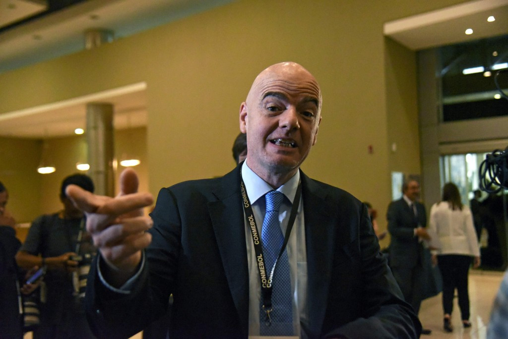 South American Football Confederation pledge to back Infantino as FIFA President 