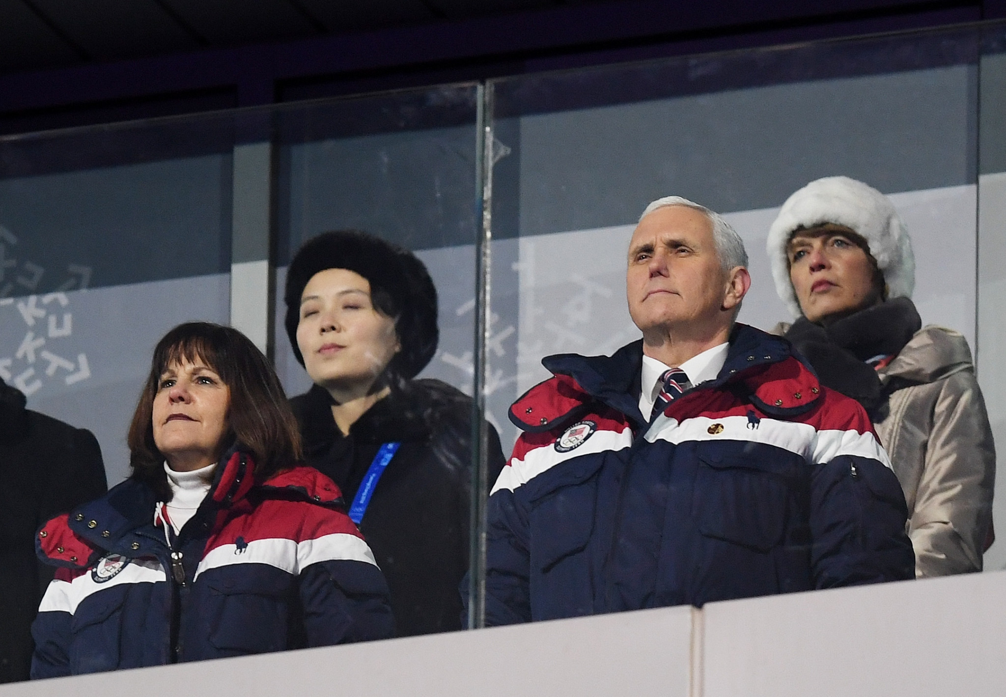 United States Vice-President Mike Pence attended the Opening Ceremony of the 2018 Winter Olympic Games in Pyeongchang ©Getty Images