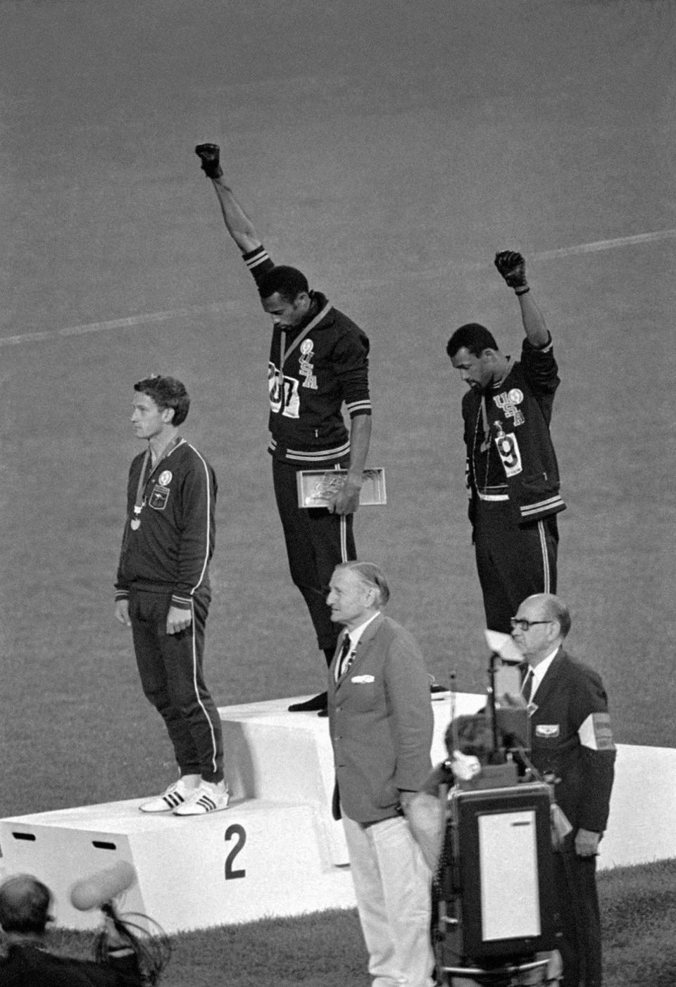 More than half-a-century after the famous protest made by Tommie Smith and John Carlos at Mexico City 1968, athlete activism at Olympics remains a key issue ©Getty Images