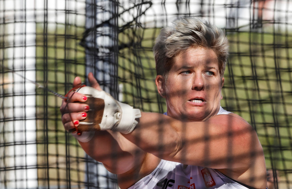 Poland's double Olympic hammer throwing champion Anita Wlodarczyk will be seeking her best pre-Tokyo form at tomorrow's World Athletics Continental Tour Gold meeting in Bydgoszcz ©Getty Images
