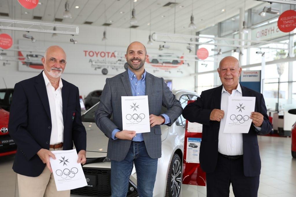 The Maltese Olympic Committee received the support of Toyota Malta as it staged activities to celebrate Olympic Day ©MOC