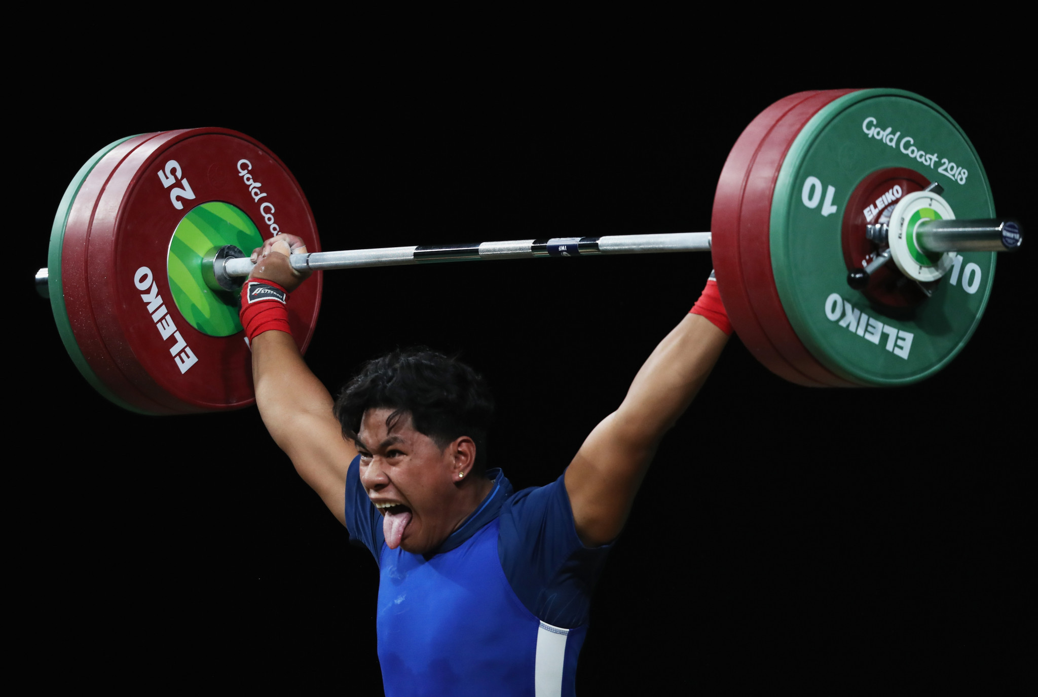 Don Opeloge was one of three Samoan weightlifters qualified for Tokyo 2020 ©Getty Images