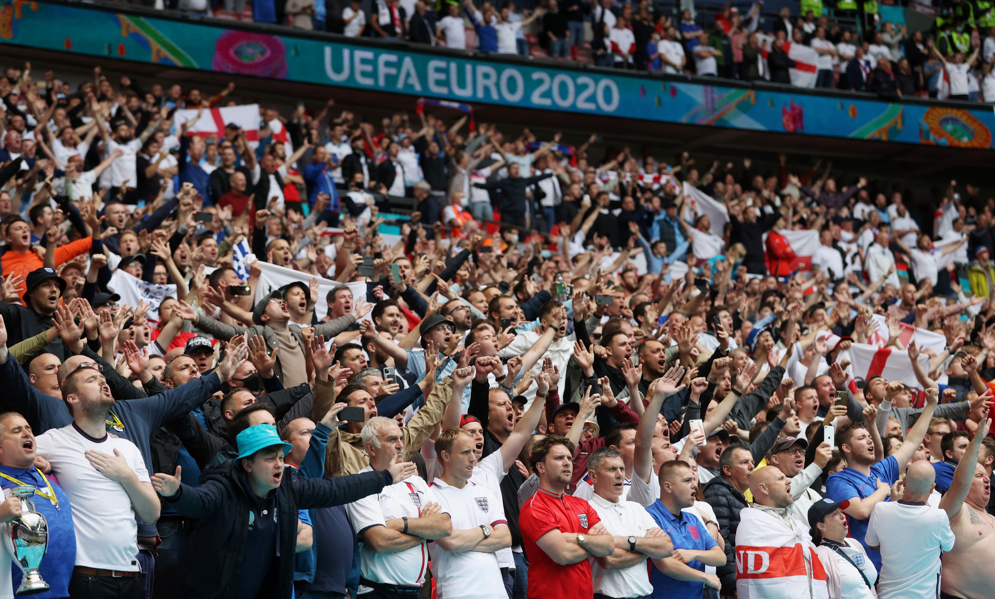 England fans have been told not to travel to Rome ©Getty Images
